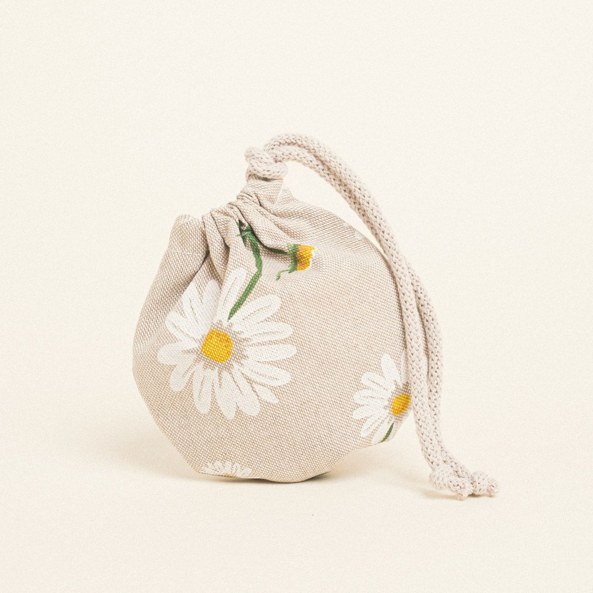 Beauty Home ΠΟΥΓΚΙ ΟΒΑΛ ΜΕ ΚΟΡΔΟΝΙ 13 x 14 cm ΜΕΓΑΛΕΣ ΜΑΡΓΑΡΙΤΕΣ - Image 2