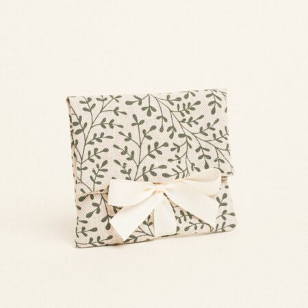 Beauty Home ΠΟΥΓΚΙ ΜΕ ΚΟΡΔΕΛΑ 12 x 17 cm ΠΡΑΣΙΝΑ ΚΛΑΔΑΚΙΑ
