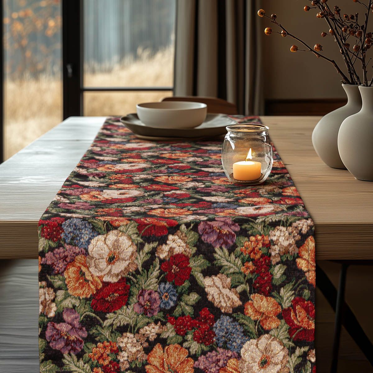 Beauty Home ΡΑΝΝΕΡ ΣΤΟΦΑ FLORAL BOUQUET - Image 2