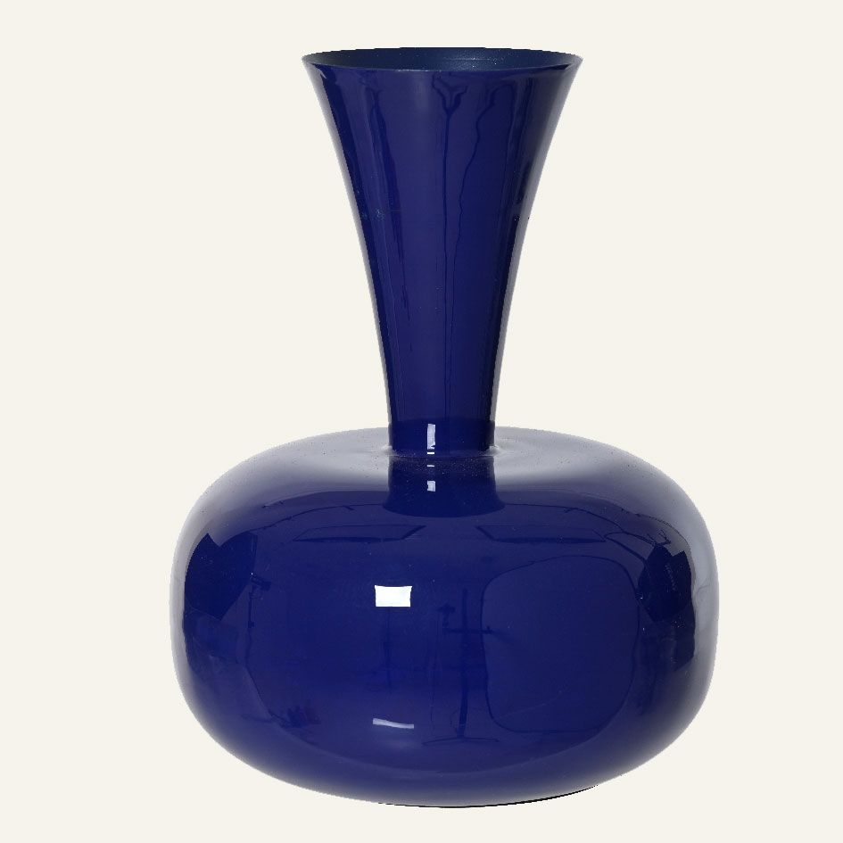 Beauty Home Μεταλλικό Βάζο Μπλε 17 x 23 cm - Image 2