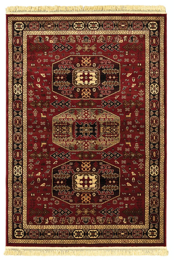 ΧΑΛΙ PERSIA 6057 BURGUNDY ΜΕ ΚΡΟΣΣΙ - 200X250 NewPlan