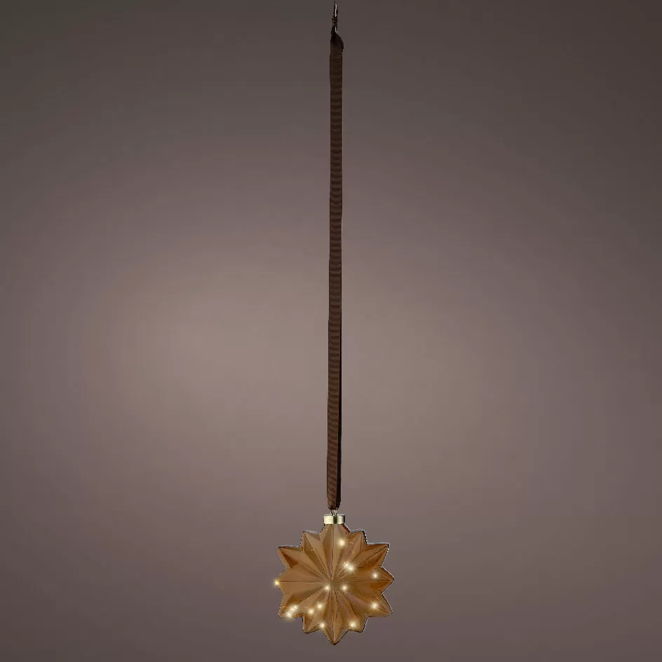 Beauty Home ΦΑΝΑΡΙ ΕΣΩΤΕΡΙΚΟΥ ΧΩΡΟΥ ΑΣΤΕΡΙ 19 CM ΜΕ LED - Image 2