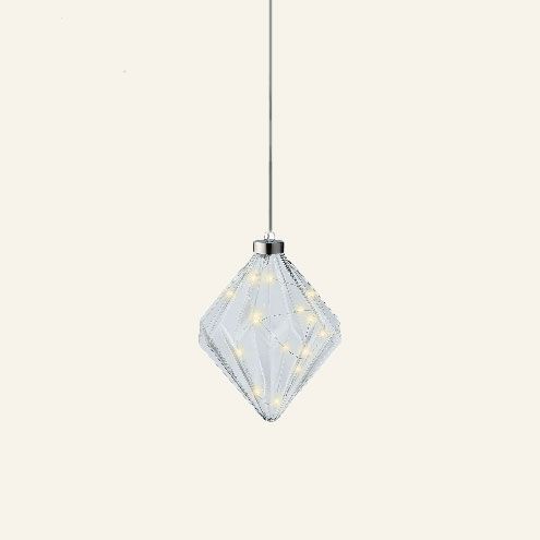 Beauty Home ΦΑΝΑΡΙ ΕΣΩΤΕΡΙΚΟΥ ΧΩΡΟΥ ΔΙΑΜΑΝΤΙ 16 CM ΜΕ LED - Image 3
