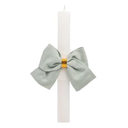 Beauty Home ΛΑΜΠΑΔΑ ΛΕΥΚΗ 33cm ΦΙΟΓΚΟΣ ΒΕΡΑΜΑΝ ΧΡΥΣΟ LUREX