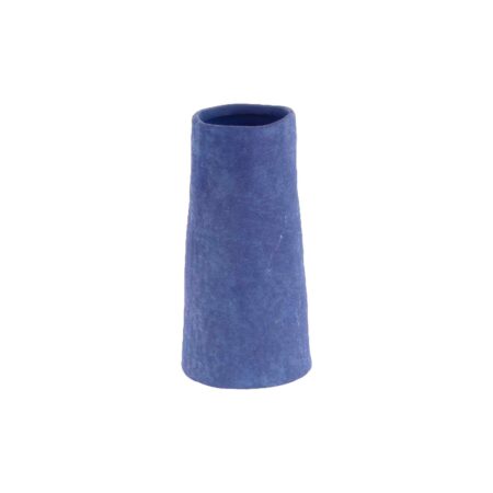 Beauty Home Βάζο Κεραμικό Ama – Μπλε Ø10×20,5cm