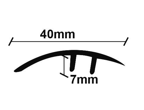 ΠΡΟΦΙΛ LAMINATE ΑΝΙΣΟΠΕΔΟ ΧΡΥΣΟ 40Χ2750mm NewPlan