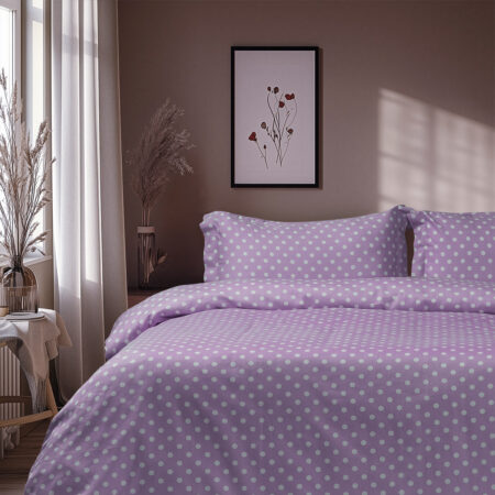 Beauty Home Σετ κουβερλί υπέρδιπλο Art 10101 Fancy 220x240 Λιλά