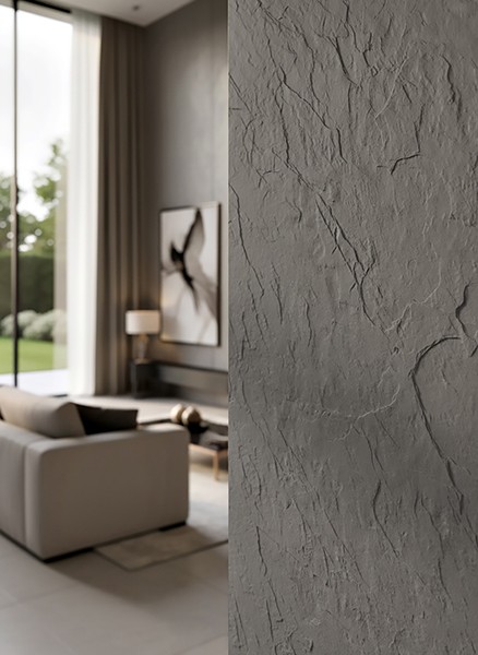 PANEL ΕΥΚΑΜΠΤΗΣ ΠΕΤΡΑΣ 101050 SLATE 600/1200mm MEDIUM GREY NewPlan - Image 5