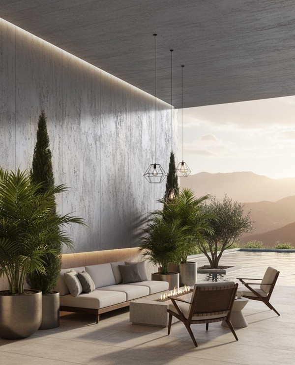 PANEL 104040 (ΚΙΒ 10ΤΜΧ) ΕΥΚΑΜΠΤΗΣ ΠΕΤΡΑΣ 600/1200mm TRAVERTINE LIGHT GREY NewPlan - Image 2