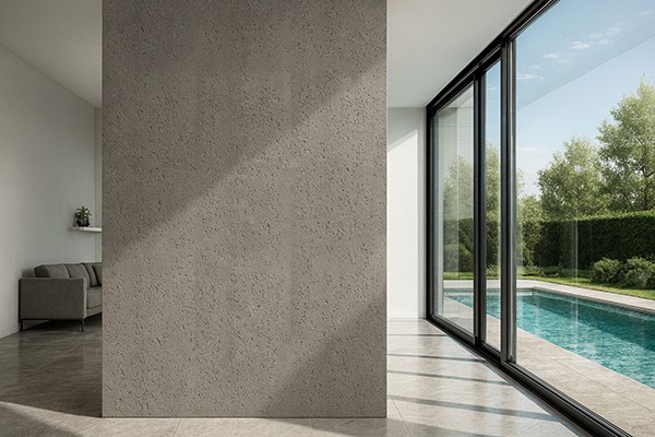 PANEL ΕΥΚΑΜΠΤΗΣ ΠΕΤΡΑΣ 104040 TRAVERTINE 600/1200mm LIGHT GREY NewPlan - Image 5