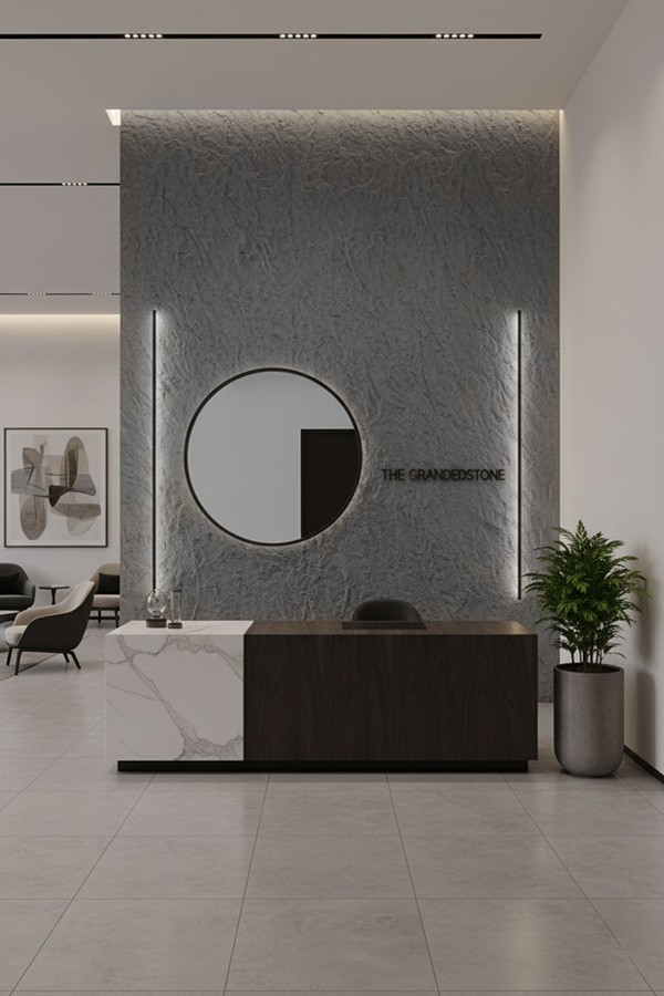 PANEL 108050 (ΚΙΒ 10ΤΜΧ) ΕΥΚΑΜΠΤΗΣ ΠΕΤΡΑΣ 600/1200mm ROUGH GRANITE MEDIUM GREY NewPlan - Image 3