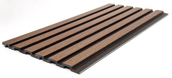 PS PANEL ΜΕ 3D ΠΗΧΑΚΙΑ 11 PIANO 12/122/2900mm GOLDEN OAK/D.BROWN NewPlan - Image 3