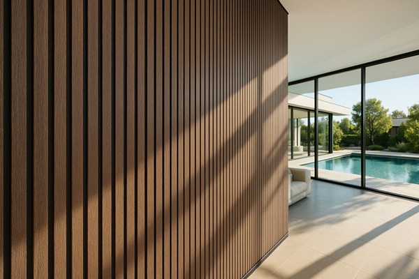 PS PANEL ΜΕ 3D ΠΗΧΑΚΙΑ 11 PIANO 12/122/2900mm GOLDEN OAK/D.BROWN NewPlan - Image 5
