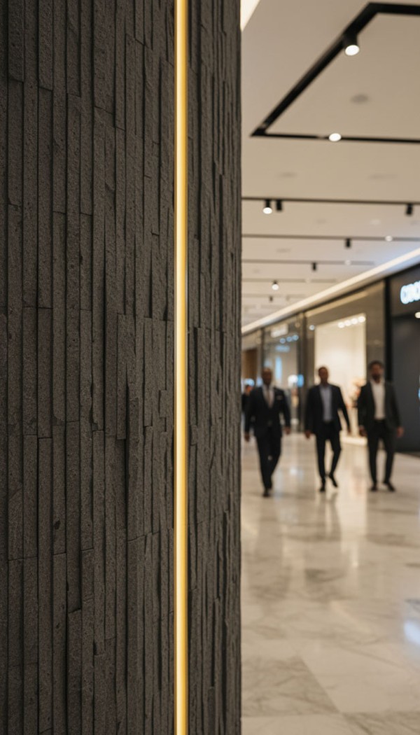 PANEL 111050 (ΚΙΒ 10ΤΜΧ) ΕΥΚΑΜΠΤΗΣ ΠΕΤΡΑΣ 600/1200mm MURETTO STONE MEDIUM GREY NewPlan - Image 5