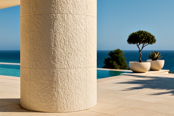 PANEL ΕΥΚΑΜΠΤΗΣ ΠΕΤΡΑΣ 114020 STAR MOON STONE 600/1200mm BEIGE WHITE NewPlan - Image 5
