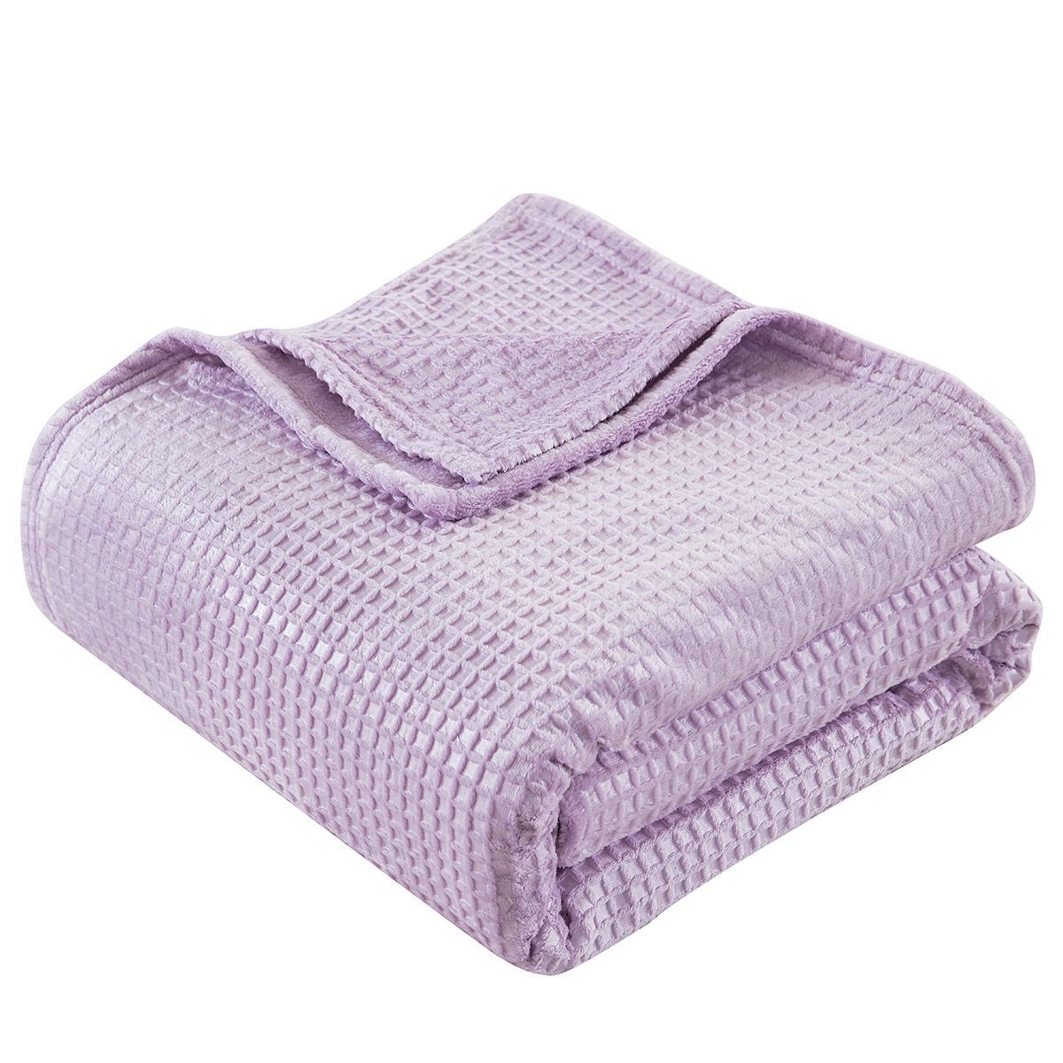 Beauty Home Κουβέρτα μονόχρωμη υπέρδιπλη Fleece Art 11553 220x240 Λιλά - Image 2