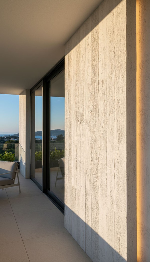 PANEL 117040 (ΚΙΒ 10ΤΜΧ) ΕΥΚΑΜΠΤΗΣ ΠΕΤΡΑΣ 600/1200mm CONCRETE BOARD LIGHT GREY NewPlan - Image 3