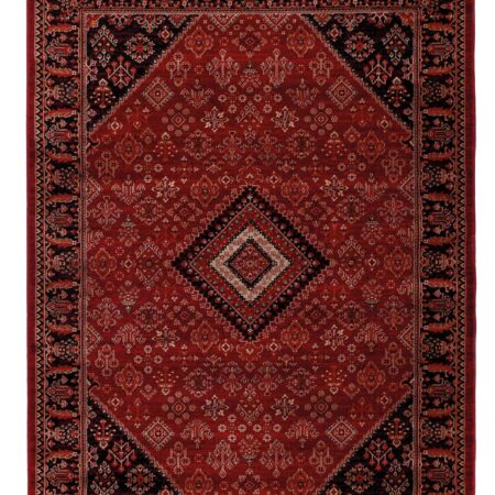 Κλασικό χαλί Afgan 306A D.RED BLACK Royal Carpet - 67 x 500 cm
