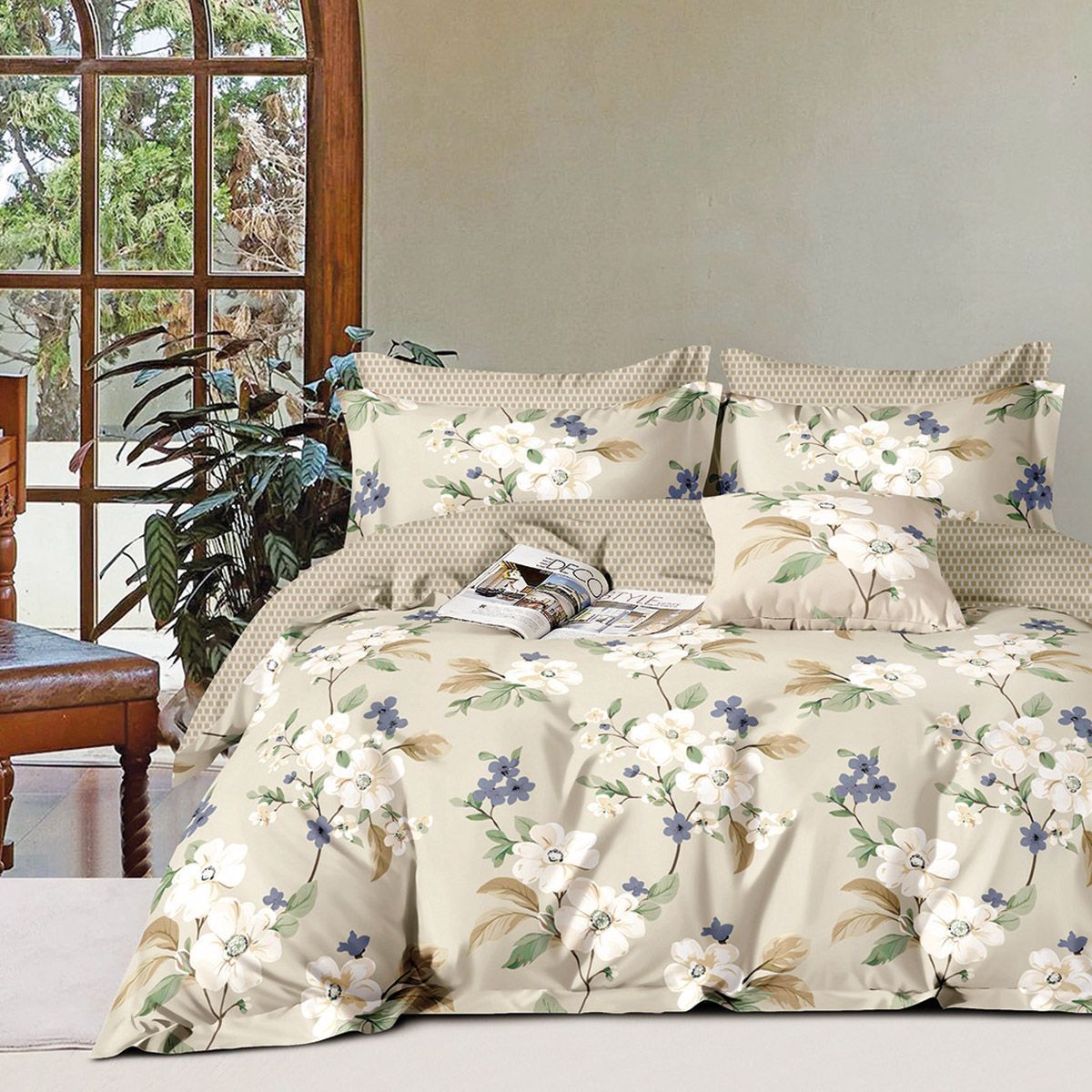 Beauty Home Σετ σεντόνια υπέρδιπλα Art 12281 Aria 230x260 Μπεζ