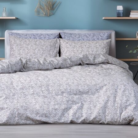 Beauty Home Σετ σεντόνια φανελένια υπέρδιπλα με λάστιχο Malbec Art 12630 170x200+32 Μπεζ