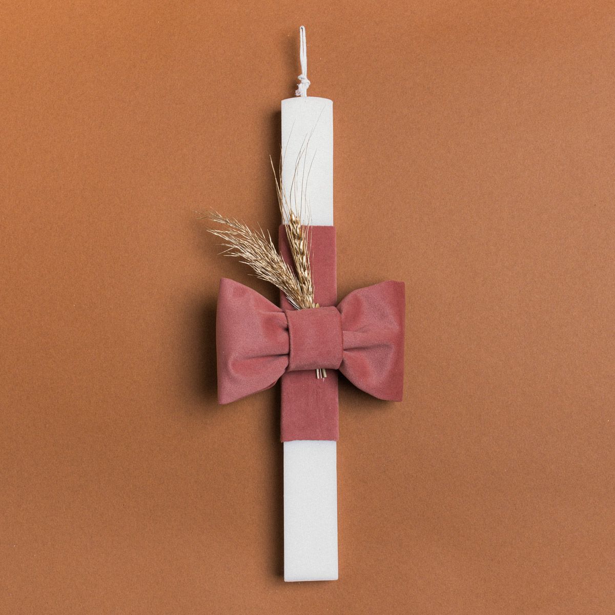 Beauty Home ΛΑΜΠΑΔΑ 33cm ΜΟΝΟΧΡΩΜΟΣ ΦΙΟΓΚΟΣ ΒΕΛΟΥΔΟ ΣΑΠΙΟ ΜΗΛΟ ΣΕ ΣΥΣΚΕΥΑΣΙΑ ΔΩΡΟΥ - Image 4