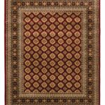ΧΑΛΙ PERSIA 7838 BURGUNDY ΜΕ ΚΡΟΣΣΙ - SET067(2x140,1x200)  NewPlan