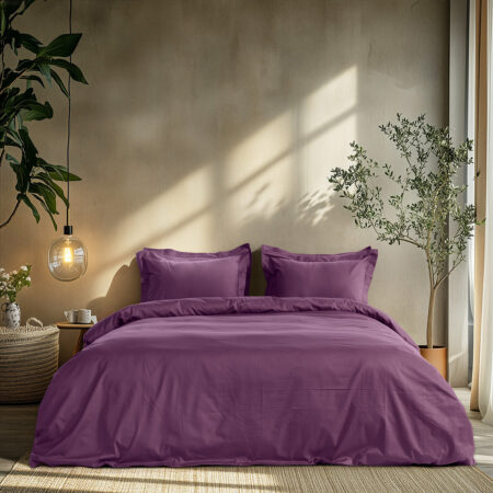 Beauty Home Σετ παπλωματοθήκη μονή Art 1700 Harmony 170x250 Μωβ