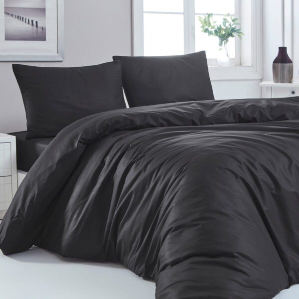 Beauty Home Παπλωματοθήκη υπέρδιπλη μονόχρωμη Art 1999 230x250 Μαύρο