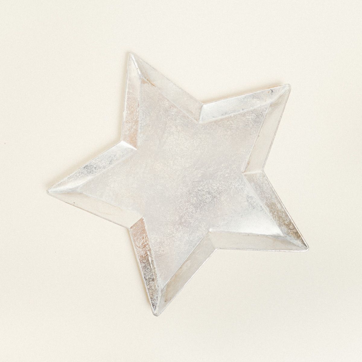 Beauty Home ΜΕΤΑΛΛΙΚΟΣ ΔΙΣΚΟΣ ΑΣΤΕΡΙ ΑΣΗΜΙ 57,5 x 60 x 2,5 CM - Image 3