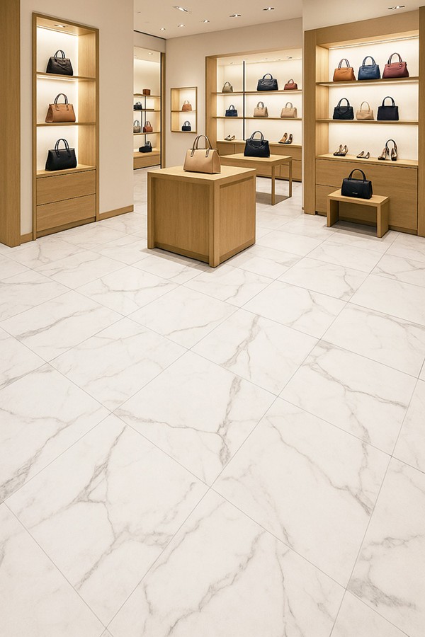 BASIC LVT ΒΙΝΥΛΙΚΟ ΠΛΑΚΑΚΙ 2mm CALACATTA MARBLE 38567 NewPlan - Image 2