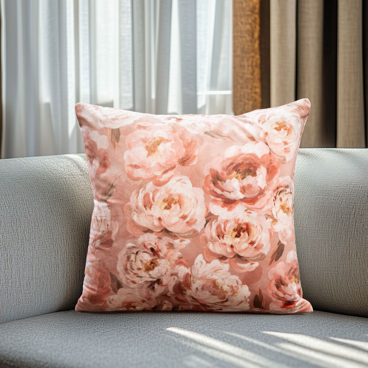 Beauty Home ΜΑΞΙΛΑΡΟΘΗΚΗ ΒΕΛΟΥΔΟ ROMANTIC PEONY DREAM - Image 2