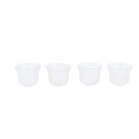 Beauty Home Φωτιστικό Ela Φανταστικό γυαλί Διαφανές Ø6x5cm – 4…