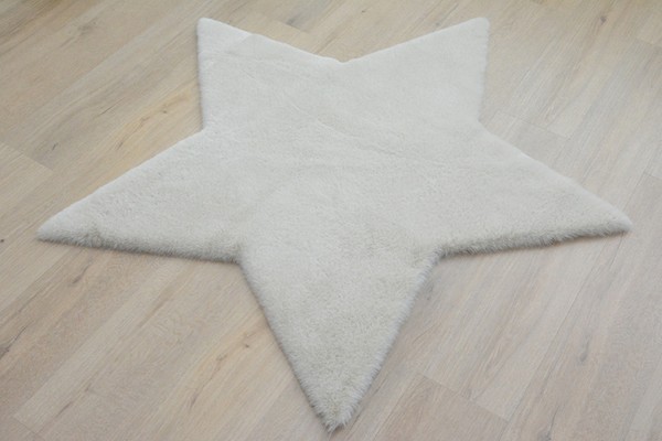 ΧΑΛΙ PUFFY FC3B BEIGE STAR ANTISLIP - 120X120 NewPlan - Image 2
