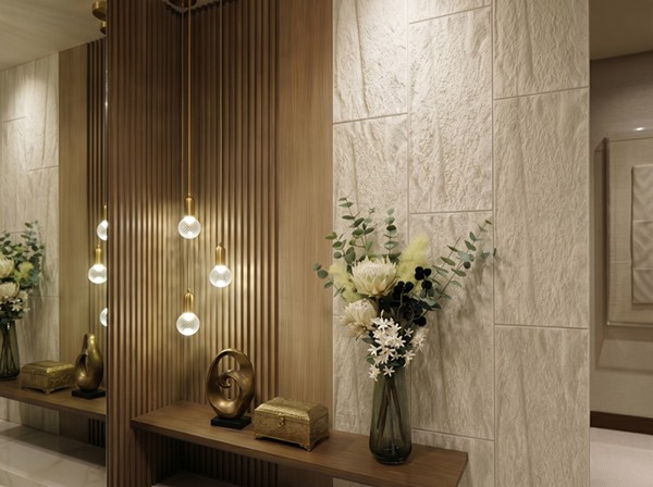 PANEL PU ΤΕΧΝΗΤΗΣ ΠΕΤΡΑΣ 301020 STONE SKIN 600/1200mm BEIGE WHITE NewPlan - Image 3