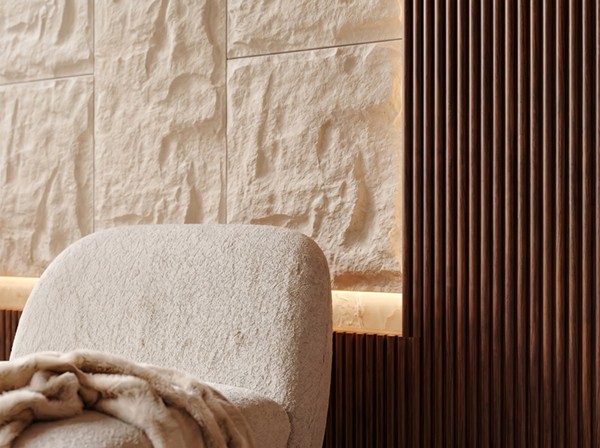 PANEL PU ΤΕΧΝΗΤΗΣ ΠΕΤΡΑΣ 305020 STONE SKIN 600/1200mm BEIGE WHITE NewPlan - Image 3
