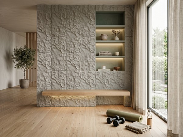 PANEL PU ΤΕΧΝΗΤΗΣ ΠΕΤΡΑΣ 321040 MOUNTAIN ROCK 600/1200mm LIGHT GREY NewPlan - Image 2