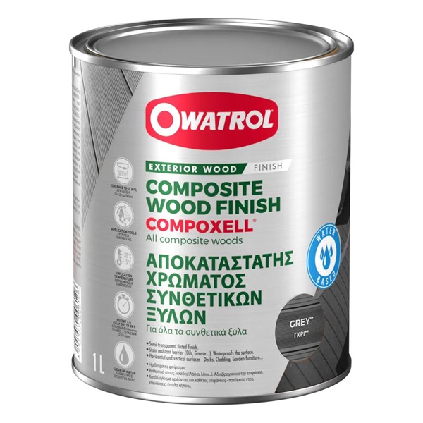 ΑΠΟΚΑΤΑΣΤΑΤΗΣ OWATROL COMPOXELL GREY - 2,5L NewPlan