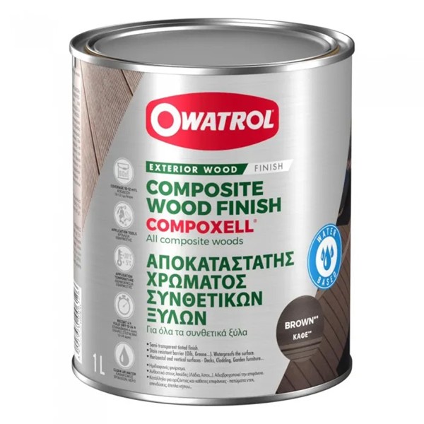 ΑΠΟΚΑΤΑΣΤΑΤΗΣ OWATROL COMPOXELL BROWN - 1L NewPlan