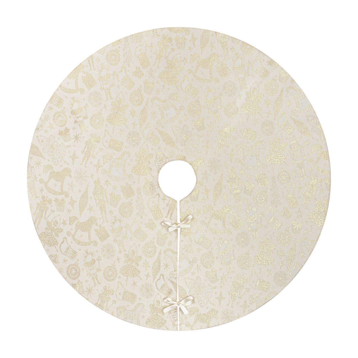 Beauty Home ΠΟΔΙΑ ΔΕΝΤΡΟΥ 90 CM ΖΑΚΑΡ ΚΑΡΥΟΘΡΑΥΣΤΗΣ ΜΕ ΧΡΥΣΟ ΛΟΥΡΕΞ - Image 4