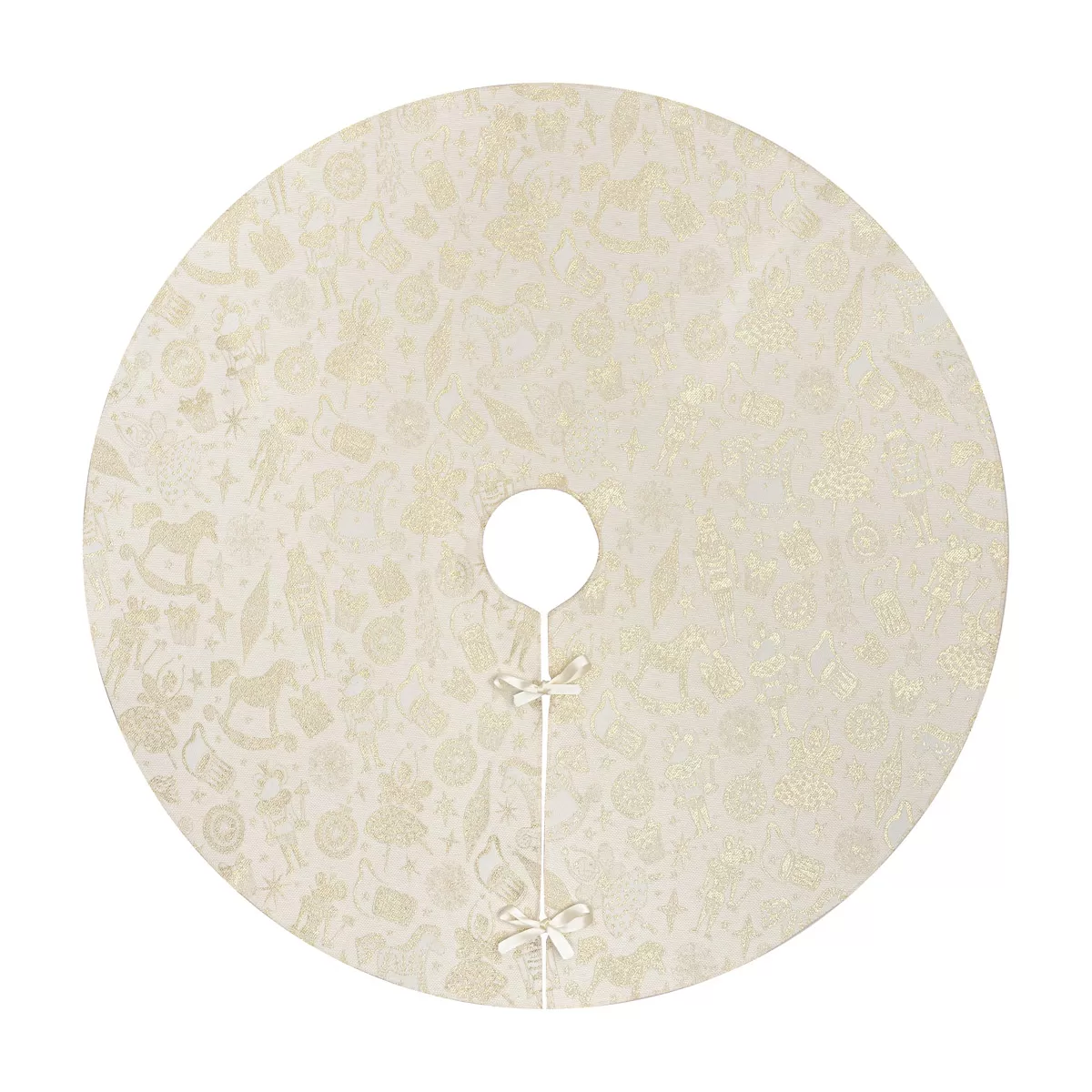 Beauty Home ΠΟΔΙΑ ΔΕΝΤΡΟΥ 90 CM ΖΑΚΑΡ ΚΑΡΥΟΘΡΑΥΣΤΗΣ ΜΕ ΧΡΥΣΟ ΛΟΥΡΕΞ - Image 2
