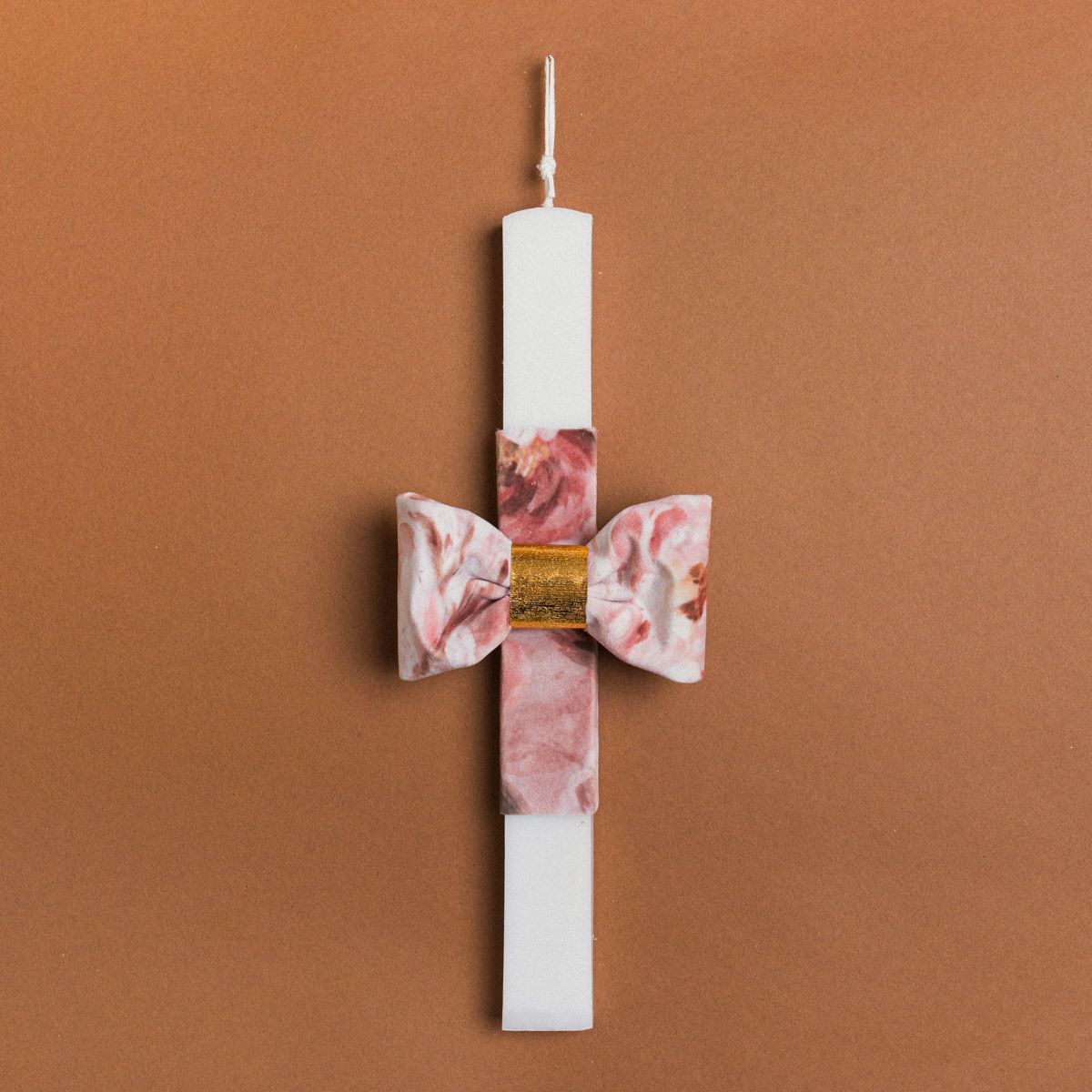 Beauty Home ΛΑΜΠΑΔΑ 33cm ΦΛΟΡΑΛ ΦΙΟΓΚΟΣ ΒΕΛΟΥΔΟ ΡΟΖ ΣΕ ΣΥΣΚΕΥΑΣΙΑ ΔΩΡΟΥ - Image 4