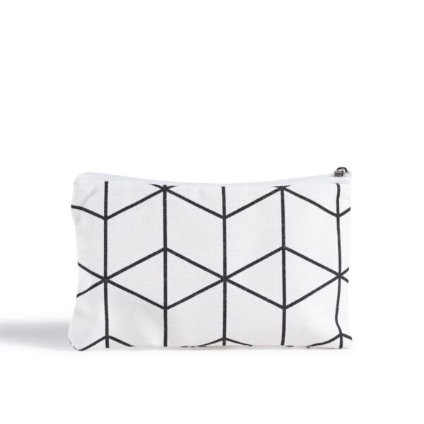 Beauty Home ΠΟΡΤΟΦΟΛΑΚΙ 9 x 16 cm ΓΕΩΜΕΤΡΙΚΟΙ ΡΟΜΒΟΙ ΛΕΥΚΟ-ΜΑΥΡΟ