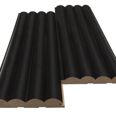 MDF PANEL ME 3D ΠΗΧΑΚΙΑ 805090 WAVE ST 16/119/2750mm BLACK EDITION NewPlan