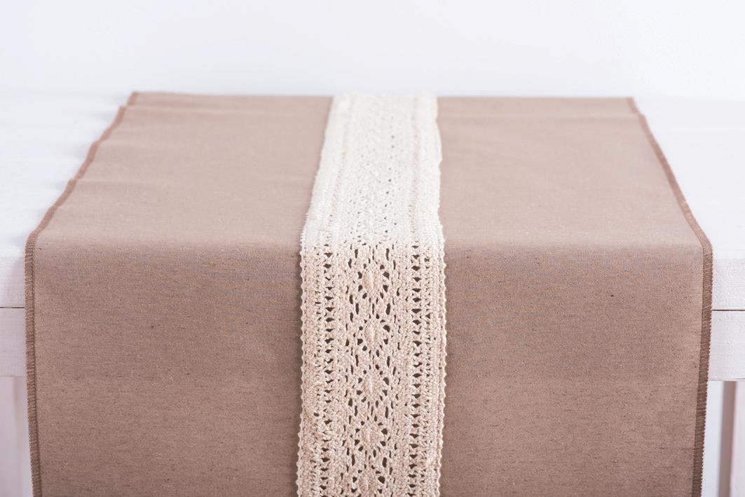 Beauty Home ΡΑΝΝΕΡ ΥΦΑΣΜΑ ΚΑΙ ΔΑΝΤΕΛΑ 45CM - Image 2