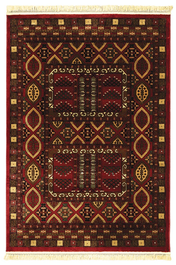 ΧΑΛΙ PERSIA 2273 BURGUNDY ΜΕ ΚΡΟΣΣΙ - 200X290 NewPlan