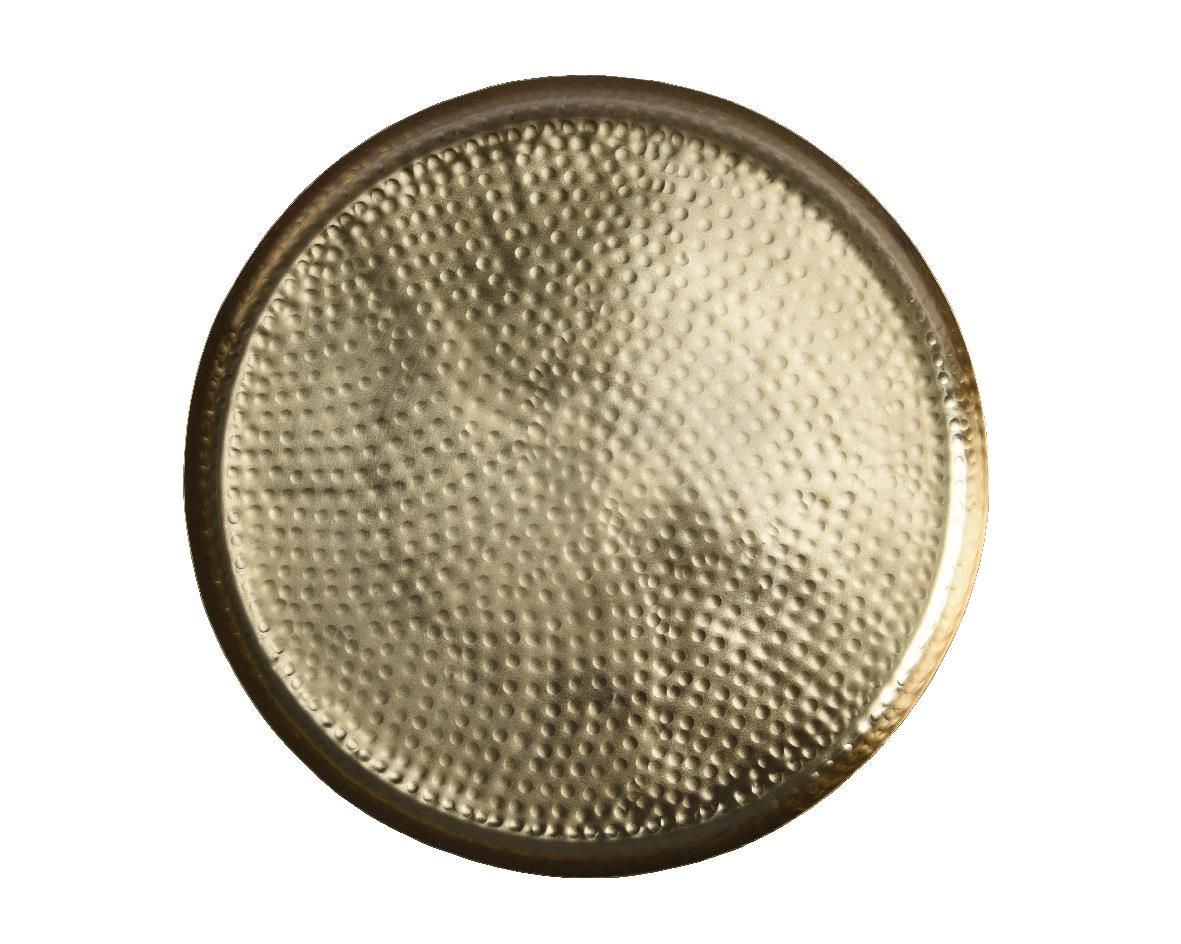 Beauty Home ΔΙΣΚΟΣ ΜΕΤΑΛΛΙΚΟΣ ΧΡΥΣΟΣ 45 cm - Image 4