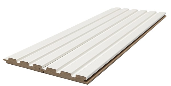 MDF PANEL ΜΕ 3D ΠΗΧΑΚΙΑ 502040 BEAT ST 16/119/2750mm WHITE NewPlan - Image 2