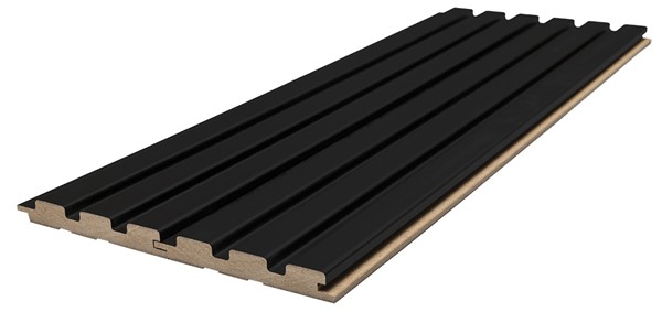 MDF PANEL ΜΕ 3D ΠΗΧΑΚΙΑ 505090 BEAT ST 16/119/2750mm BLACK NewPlan - Image 4