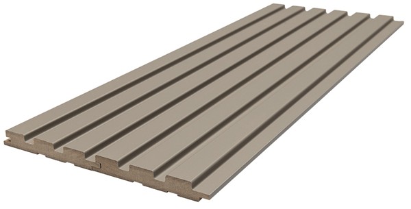 MDF PANEL ΜΕ 3D ΠΗΧΑΚΙΑ 506090 BEAT DL 16/119/2750mm SAND GREY NewPlan - Image 3