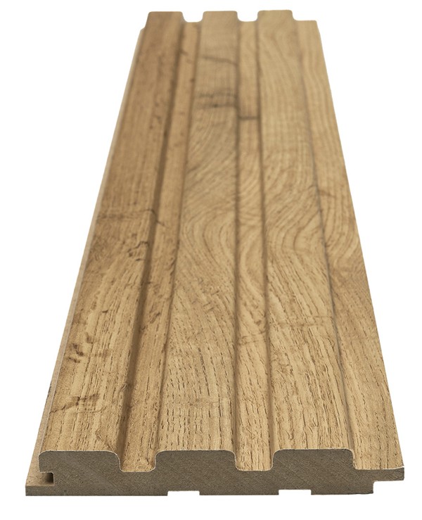 MDF PANEL ΜΕ 3D ΠΗΧΑΚΙΑ 508090 BEAT ST 16/119/2750mm PECAN NewPlan - Image 2
